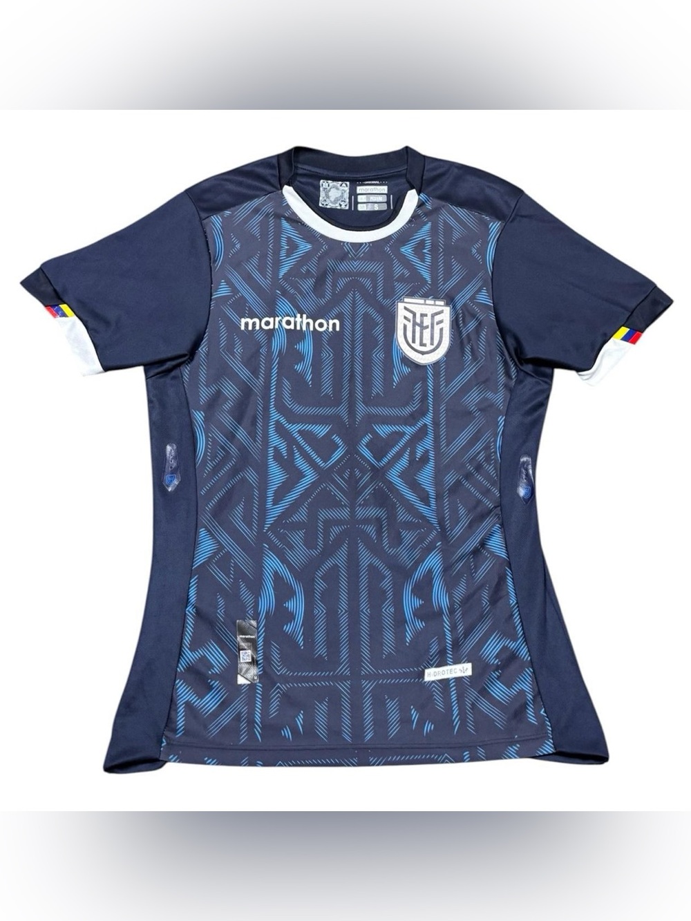 Ecuador 2022 Marathon Away Soccer Football Jersey Kit Navy Blue